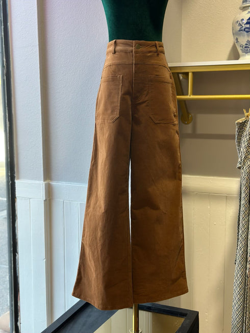 MOCHA VELVET PANTS